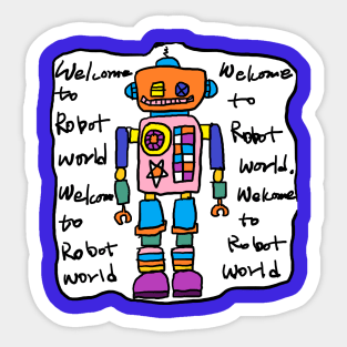 humanoid robot Sticker